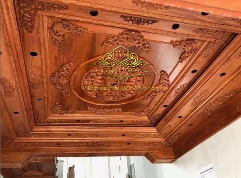 Trần tường gỗ tự nhiên