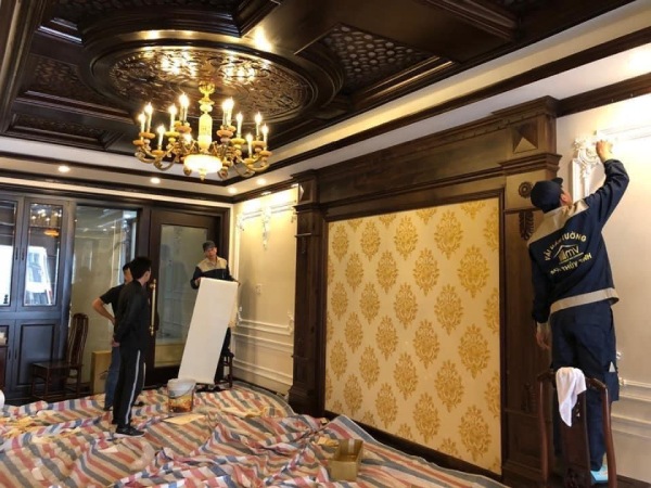 phào chỉ biệt thự