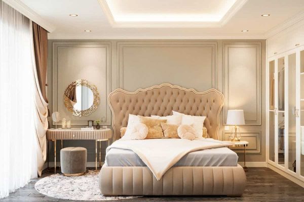 Mẫu phào chỉ phòng ngủ hiện đại SG - 01