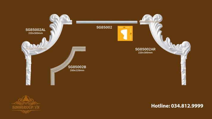 Phào Chỉ Góc Mẫu 1