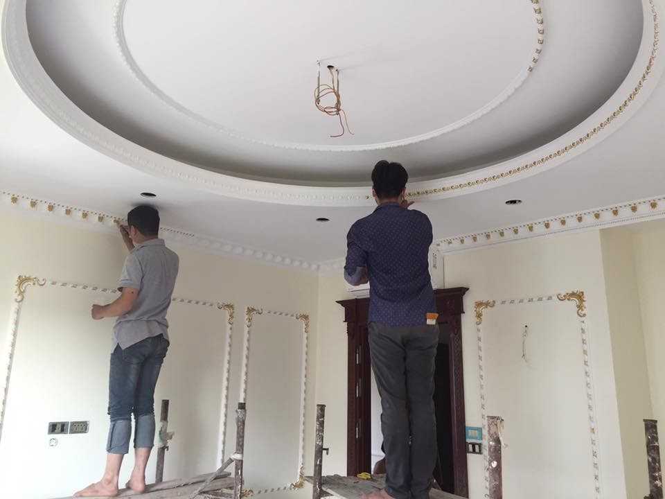 Cách thi công phào chỉ PU cho công trình có lối kiến trúc hiện đại