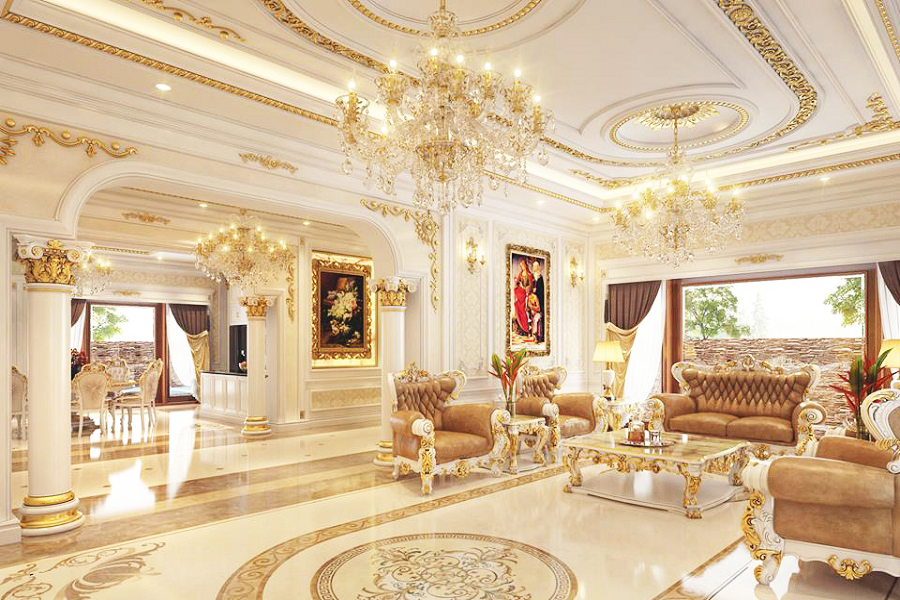 Thi Công Phào Chỉ PU Cho Trần Nhà