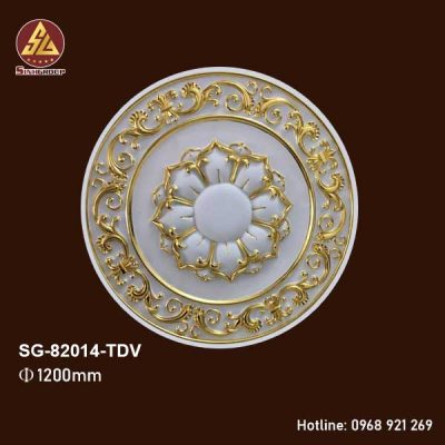 Mâm Trần PU Kết Hợp Phào Chỉ PU