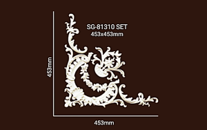 Phào chỉ PU SG81310SET - 453x453mm