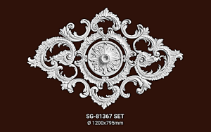 Phào chỉ PU SG81367SET - Φ1200x795mm