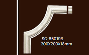 Phào chỉ PU SG85019B - 200x200x18mm
