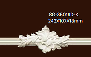 Phào chỉ PU SG85019DK - 243x107x18mm