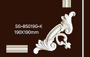 Phào chỉ PU SG85019GK - 190x190mm
