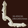Phào chỉ PU SG85023G - 245x245x25mm