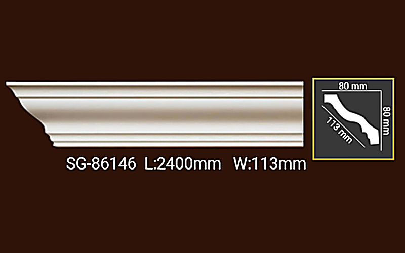 Phào chỉ PU SG86146 Phào chỉ PU SG86146