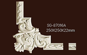 Phào chỉ PU SG87016A - 250x250x22mm