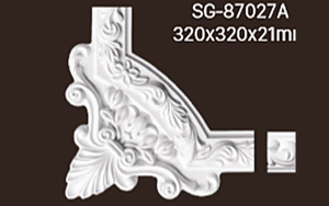 Phào chỉ PU SG87027A - 320x320x21mm
