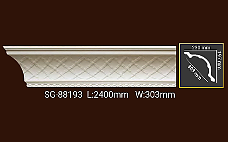 Phào chỉ PU SG88193 Phào chỉ PU SG88193