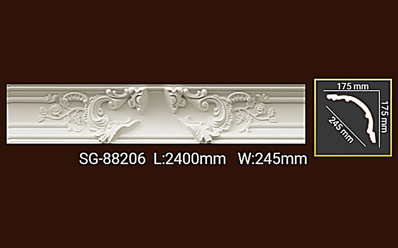 Phào chỉ PU SG88214 Phào chỉ PU SG88214