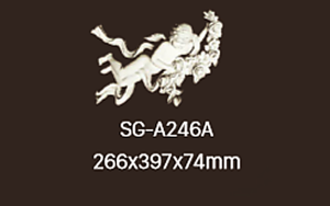 Phào chỉ PU SGA246A - 266x397x74mm