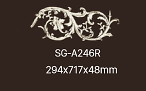 Phào chỉ PU SGA246R - 294x717x48mm