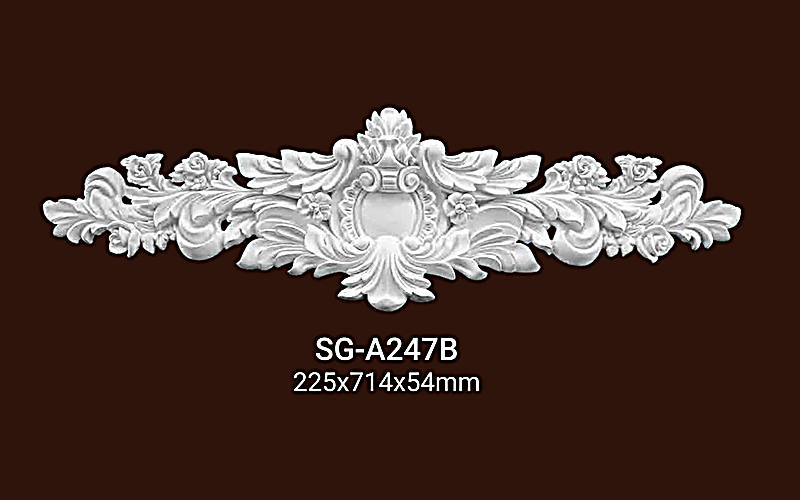 Phào chỉ PU SGA247B - 225x714x54mm Phào chỉ PU SGA247B - 225x714x54mm