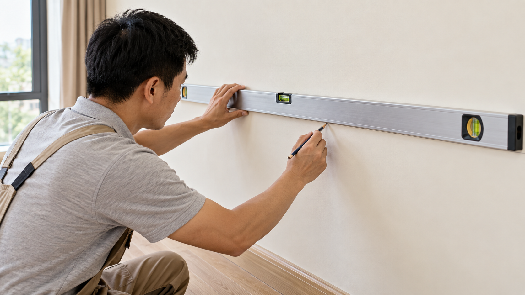Đo và đánh dấu vị trí lắp