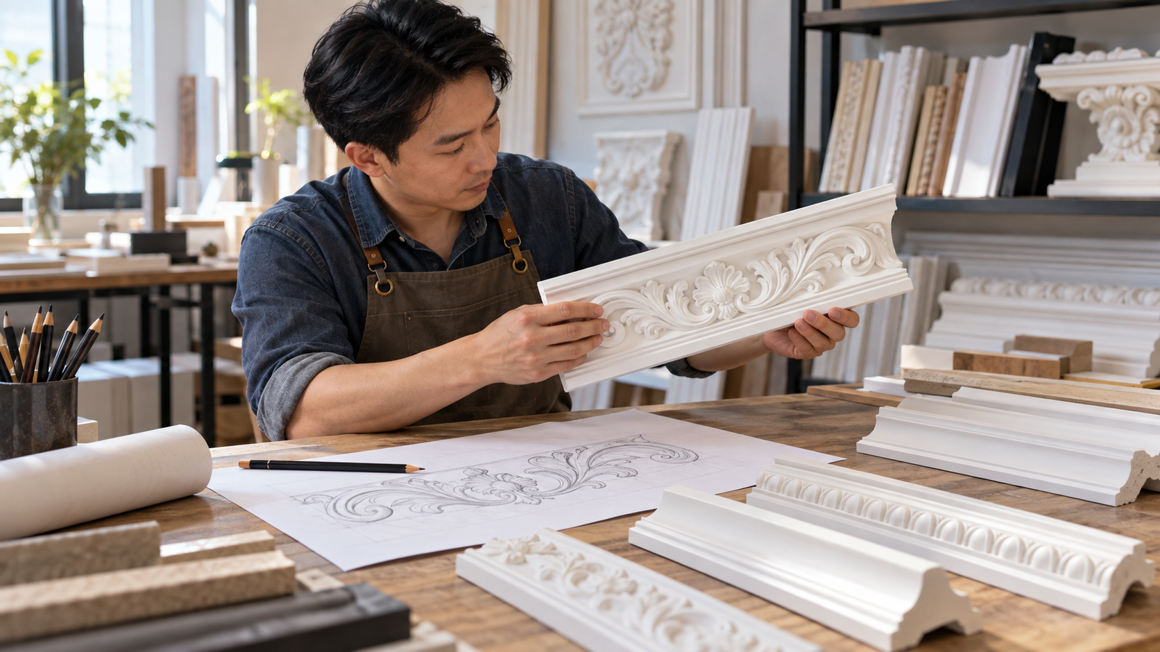 Báo giá & đặt mẫu phào chỉ PU tại Tân Thái Long